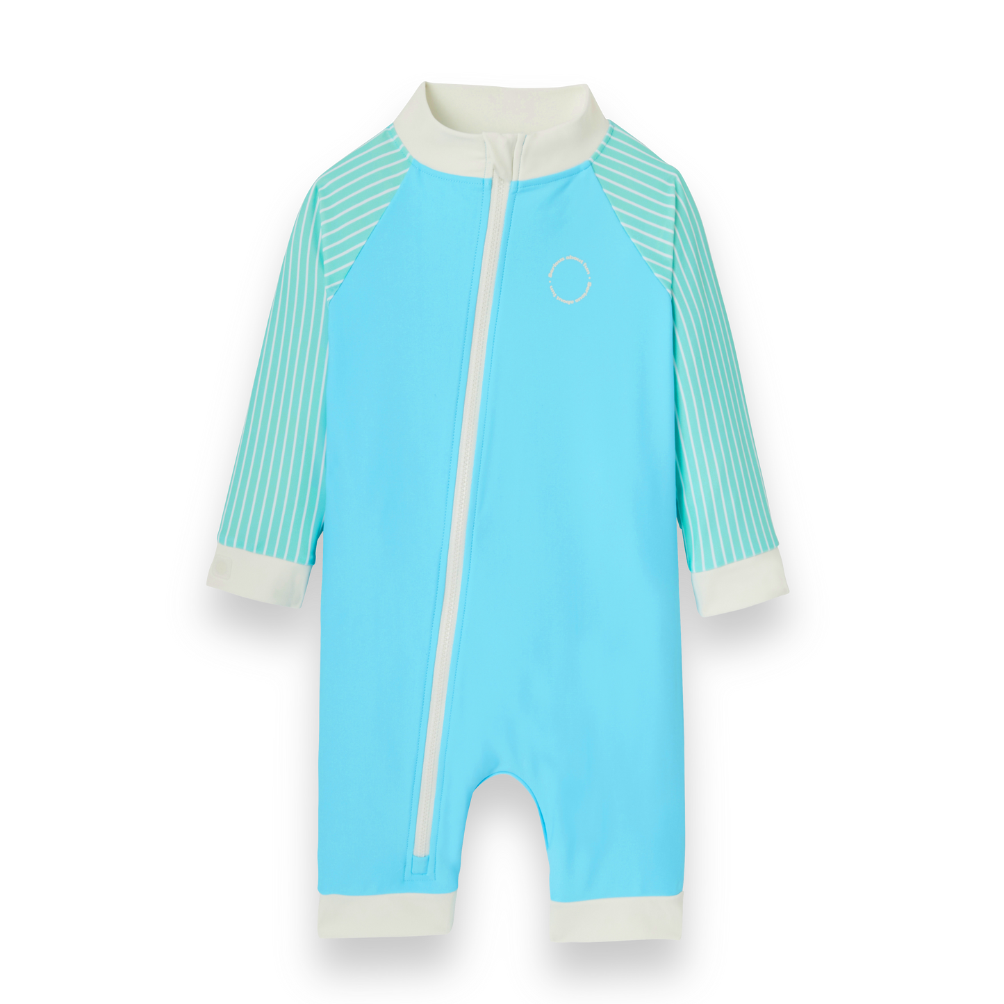 Kids Swimsuit Blue & Almond